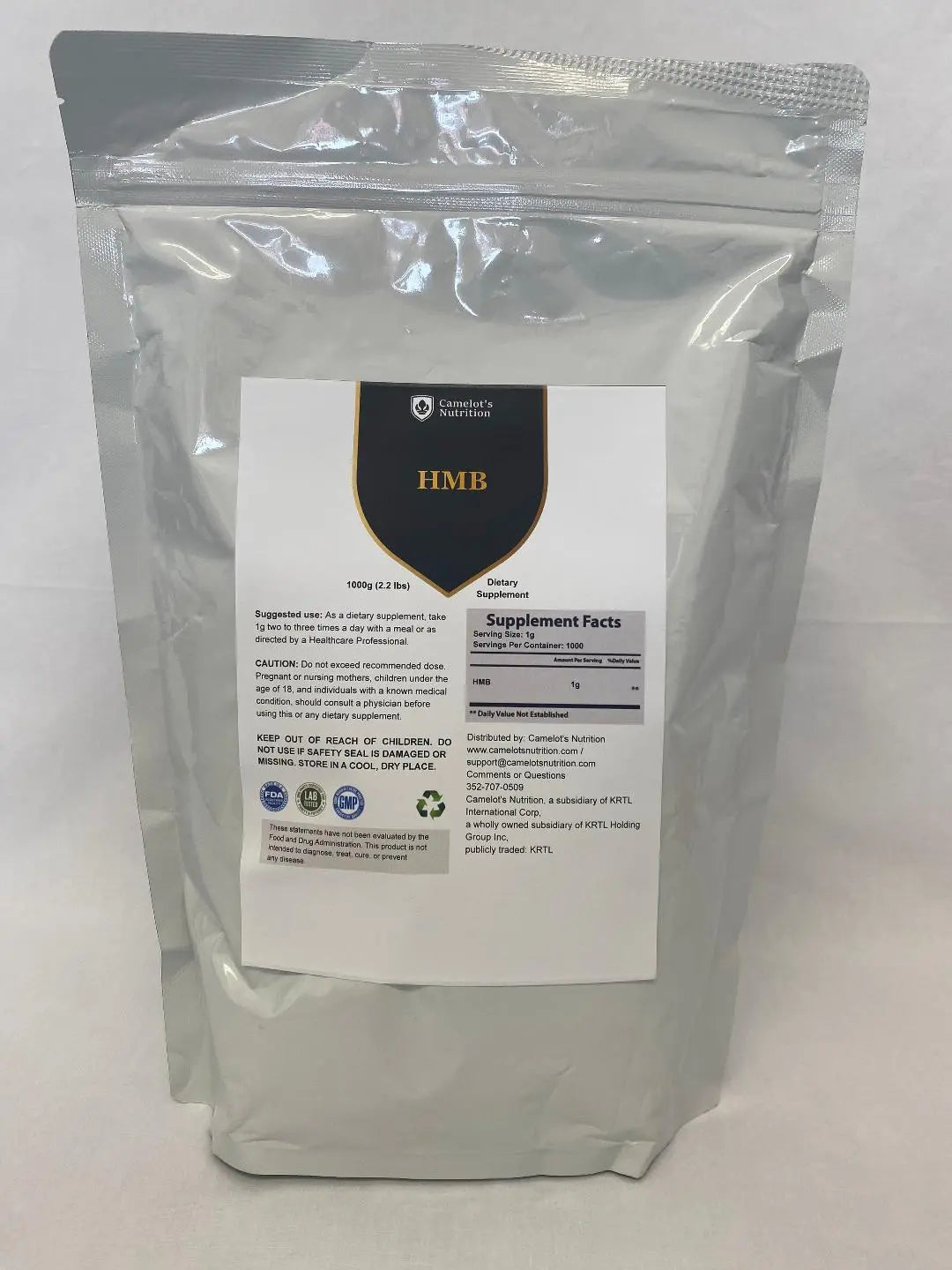 HMB 1000g Camelot's Nutrition