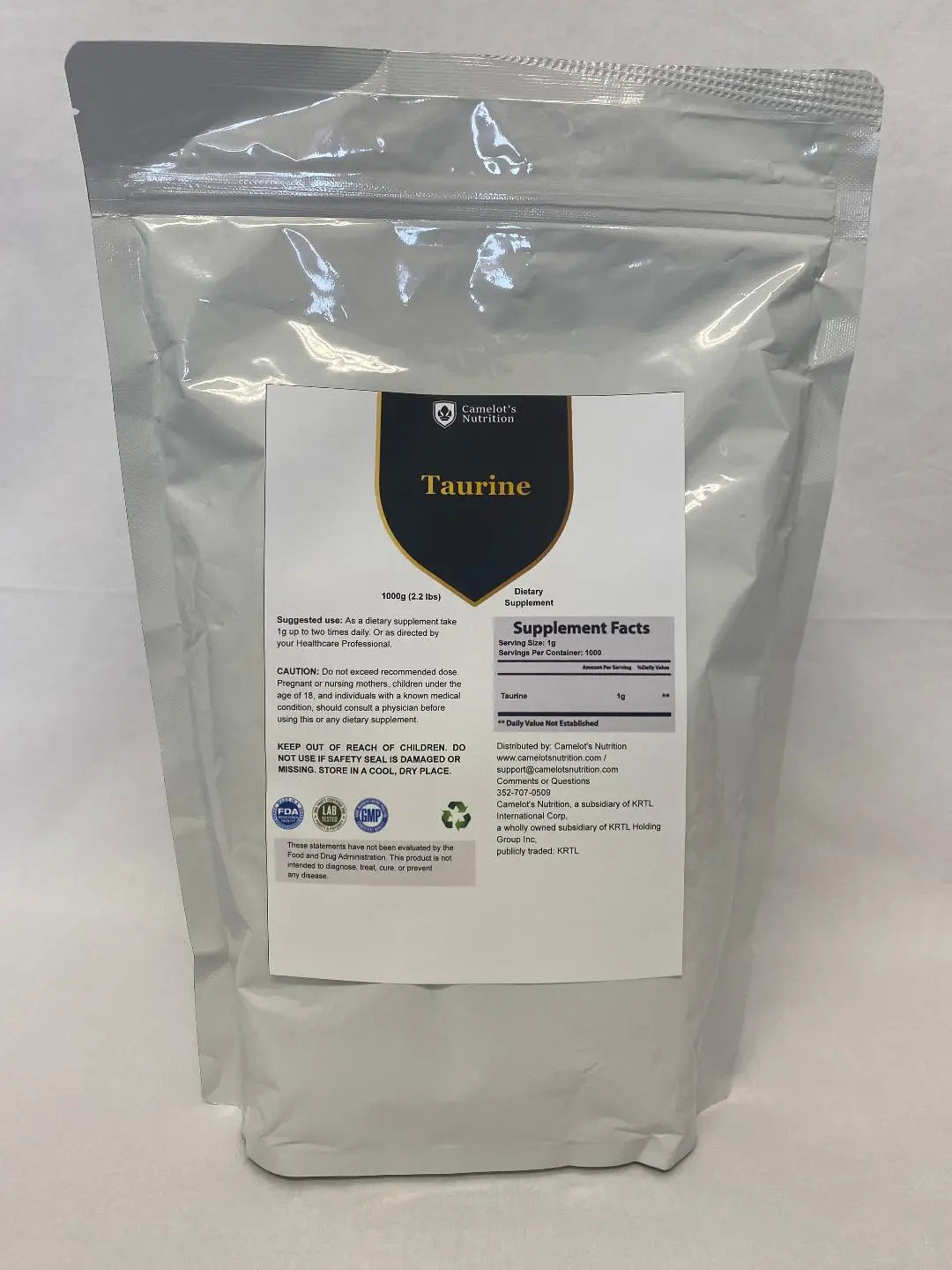 Taurine 1000g Camelot's Nutrition